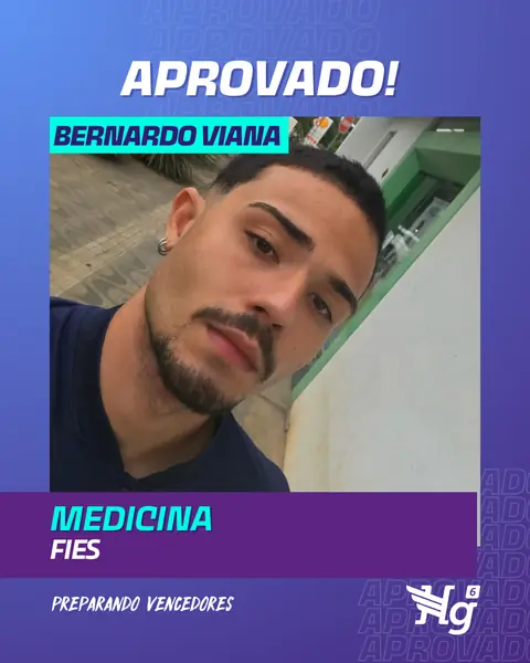 Arte de estudante aprovado do HG6