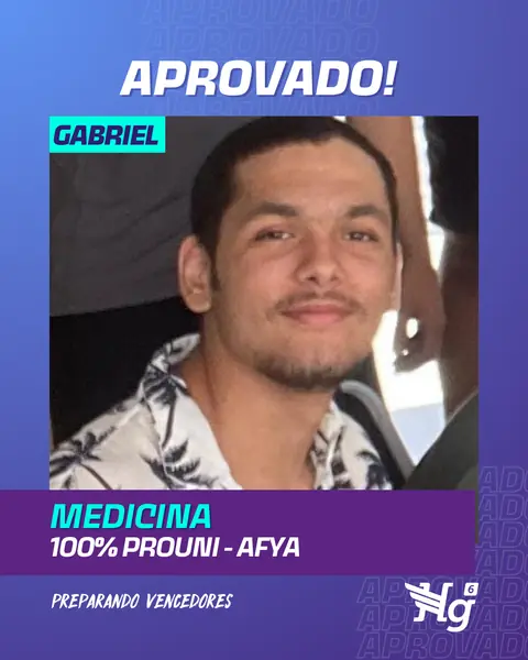 Arte de estudante aprovado do HG6