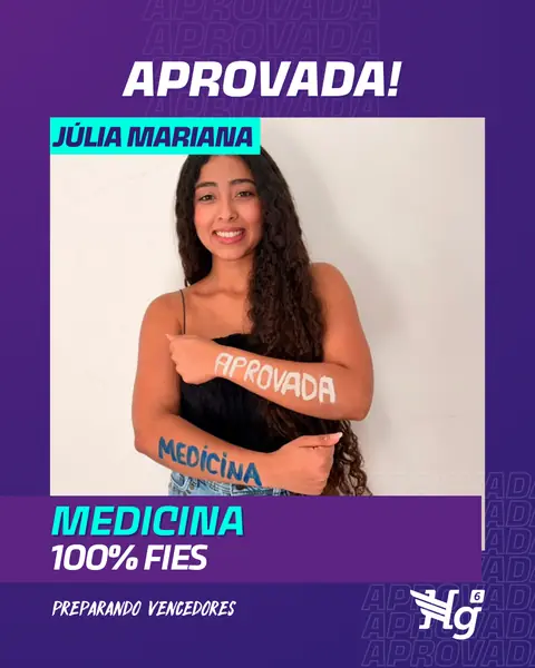 Arte de estudante aprovado do HG6