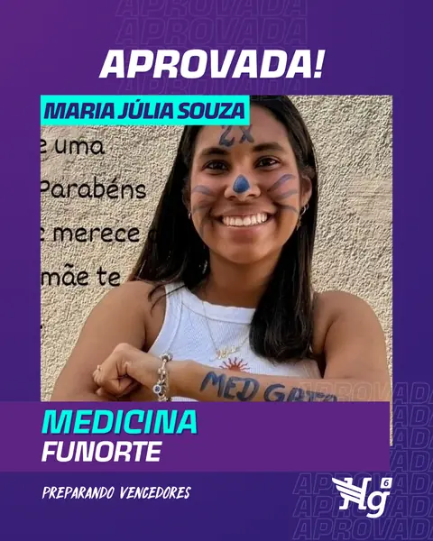 Arte de estudante aprovado do HG6
