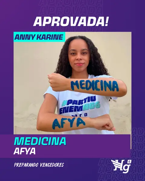 Arte de estudante aprovado do HG6