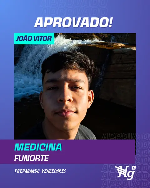 Arte de estudante aprovado do HG6