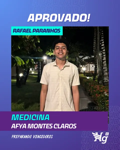 Arte de estudante aprovado do HG6