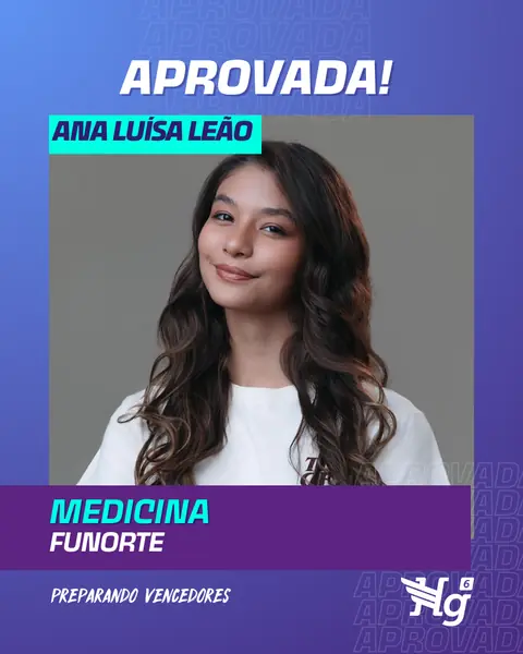 Arte de estudante aprovado do HG6