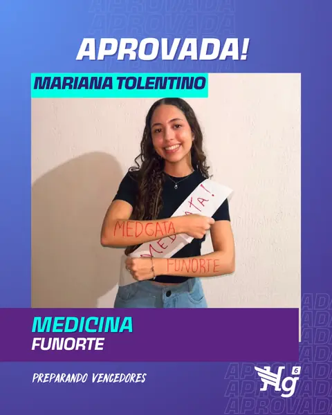 Arte de estudante aprovado do HG6