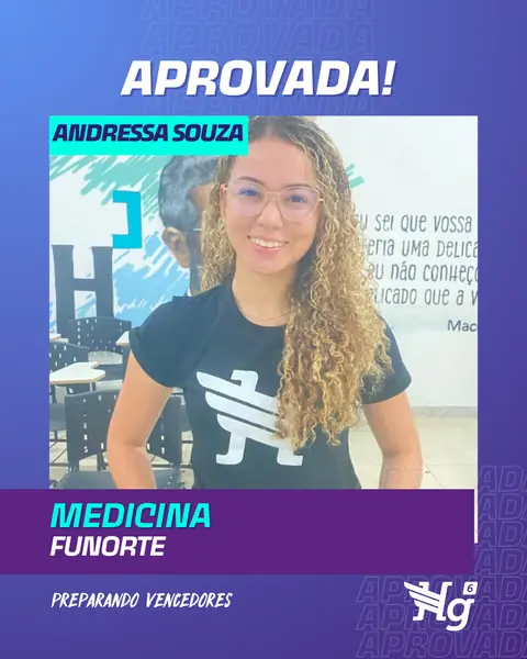 Arte de estudante aprovado do HG6