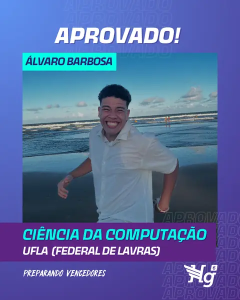 Arte de estudante aprovado do HG6
