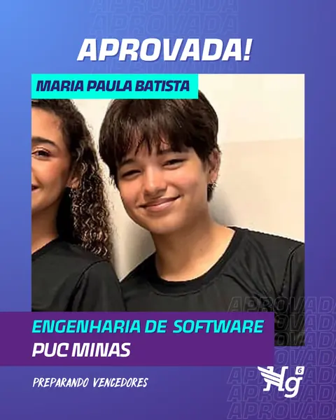 Arte de estudante aprovado do HG6