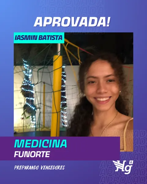 Arte de estudante aprovado do HG6