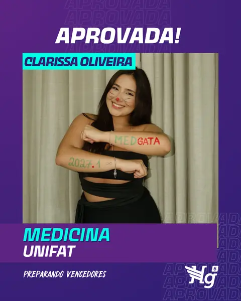 Arte de estudante aprovado do HG6