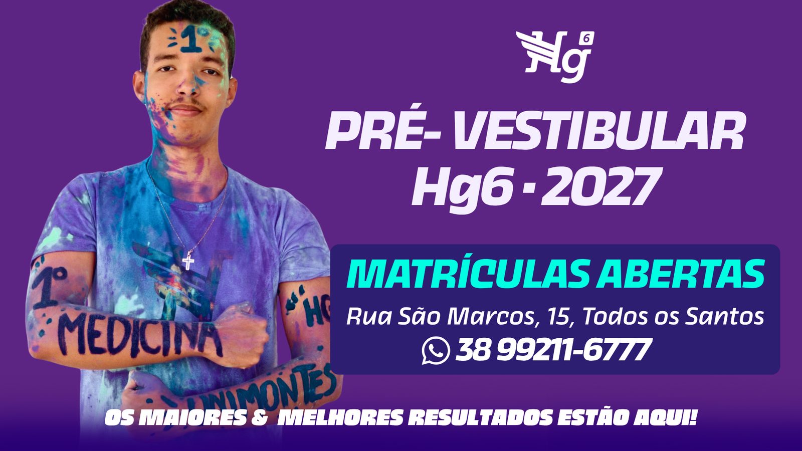 Pré-Vestibular HG6 2027 – matrículas abertas