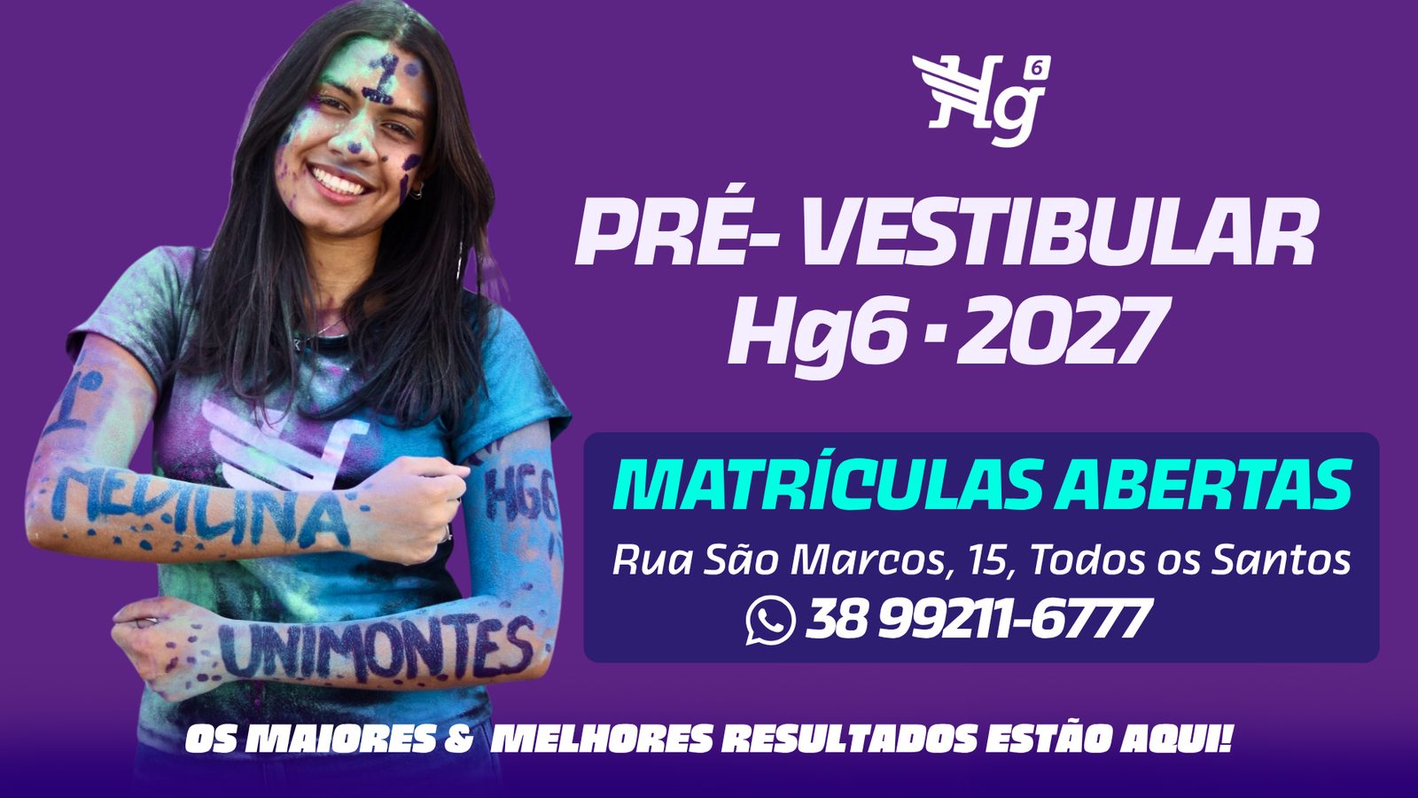 Pré-Vestibular HG6 2027 – matrículas abertas