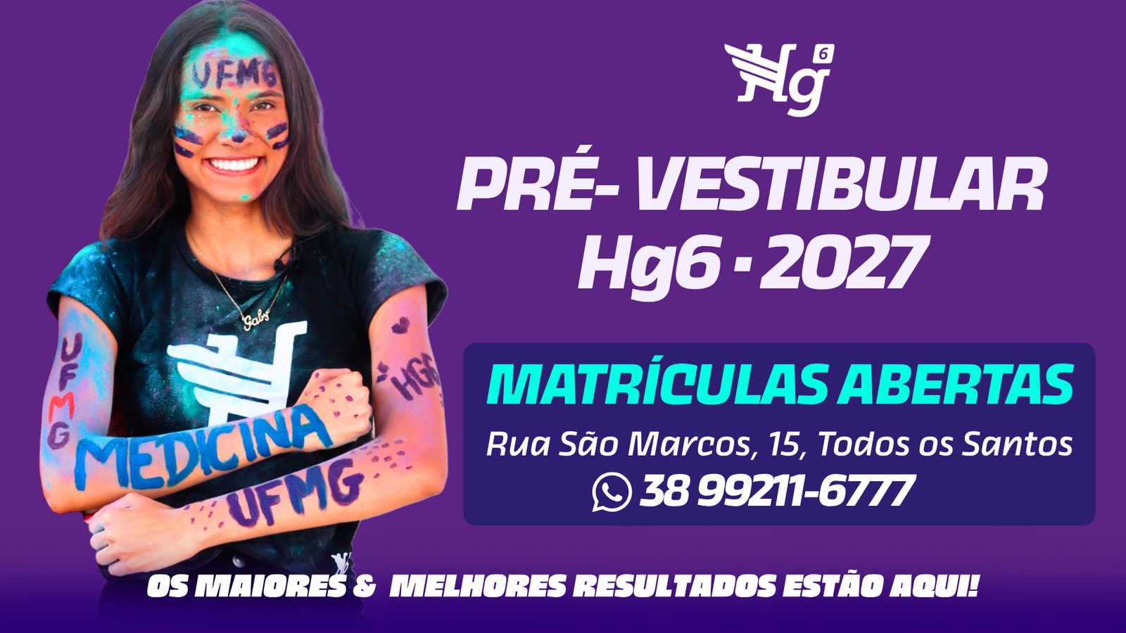 Pré-Vestibular HG6 2027 – matrículas abertas