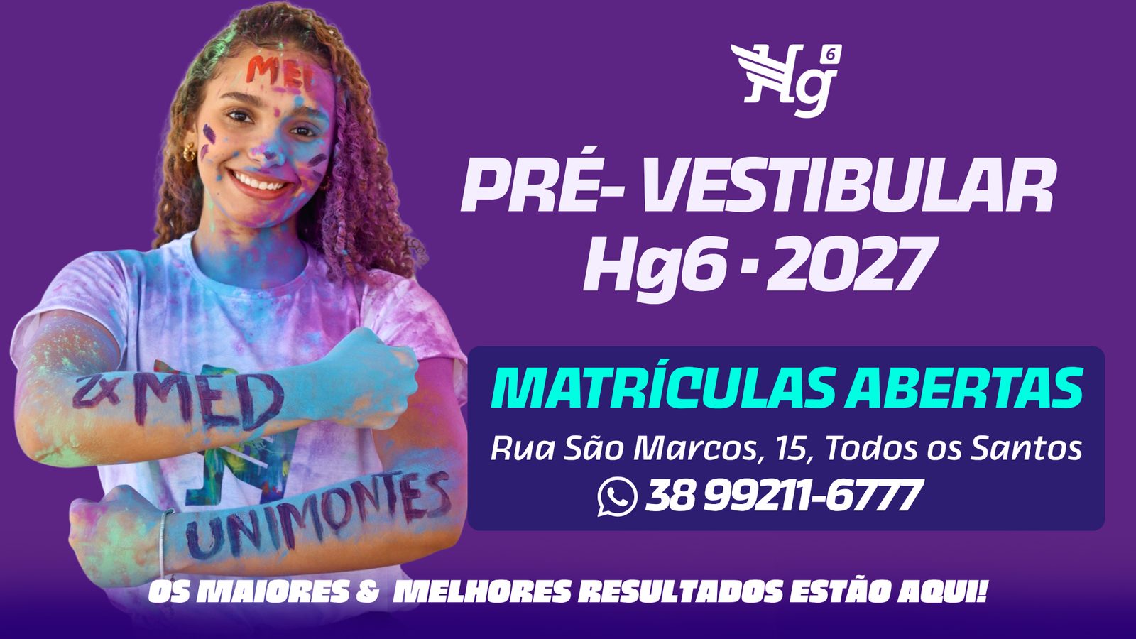 Pré-Vestibular HG6 2027 – matrículas abertas