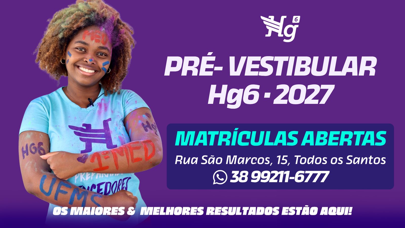 Pré-Vestibular HG6 2027 – matrículas abertas