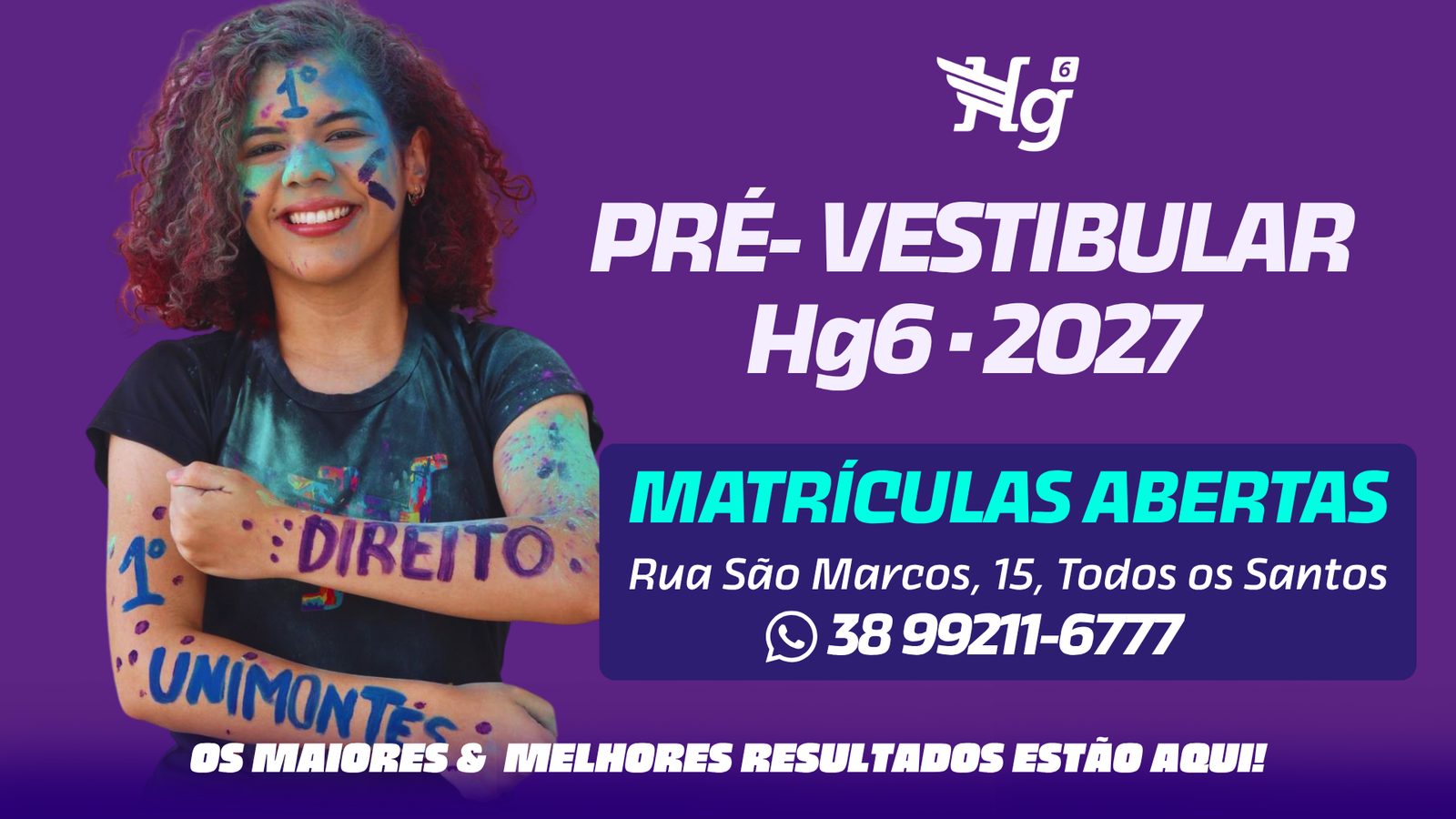 Pré-Vestibular HG6 2027 – matrículas abertas