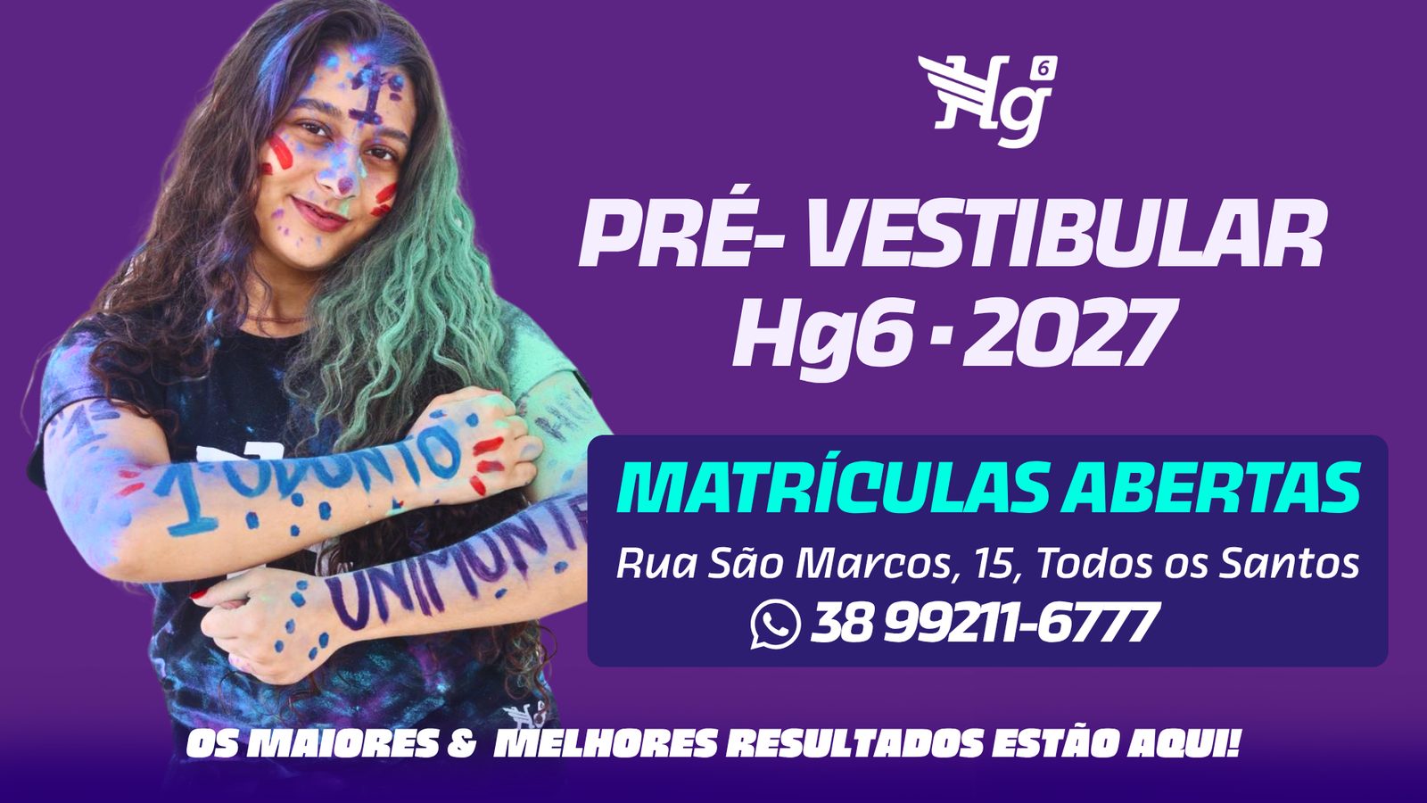 Pré-Vestibular HG6 2027 – matrículas abertas